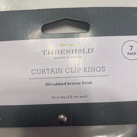 Oil rubbed bronze curtain rings - Picture 2 of 4